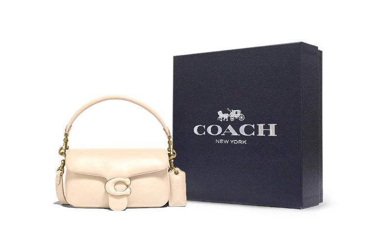 Сумка женская Coach Tabby 18 Solid Colour Flap Leather - Boxette Shop